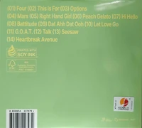 This Is For - Digipack Mina ver. - back cover